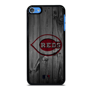 CINCINNATI REDS BASEBALL MLB WOOD LOGO iPod Touch 7 Case Cover CINCINNATI REDS BASEBALL MLB WOOD LOGO iPod Touch 7 Case Cover
