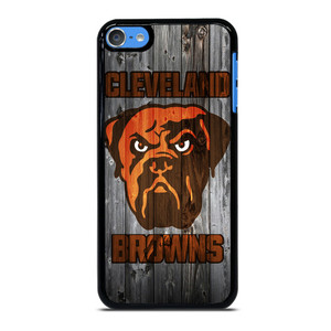 CLEVELAND BROWNS NFL FOOTBALL WOODEN LOGO iPod Touch 7 Case Cover
