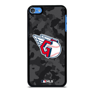 CLEVELAND GUARDIANS BASEBALL BLACK CAMO iPod Touch 7 Case Cover