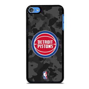 DETROIT PISTONS BLACK CAMO iPod Touch 7 Case Cover