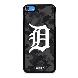DETROIT TIGERS BASEBALL BLACK CAMO iPod Touch 7 Case Cover