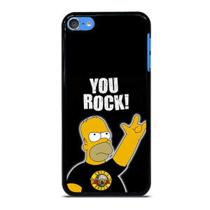 GUNS N ROSES ROCK HOMER SIMPSONS iPod Touch 7 Case Cover GUNS N ROSES ROCK HOMER SIMPSONS iPod Touch 7 Case Cover