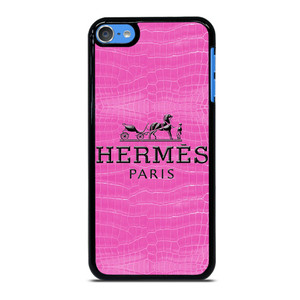 HERMES PARIS PINK LEATHER iPod Touch 7 Case Cover HERMES PARIS PINK LEATHER iPod Touch 7 Case Cover