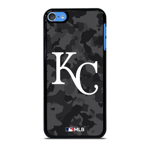 KANSAS CITY ROYALS BASEBALL BLACK CAMO iPod Touch 7 Case Cover