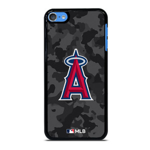 LOS ANGELES ANGELS BASEBALL BLACK CAMO iPod Touch 7 Case Cover