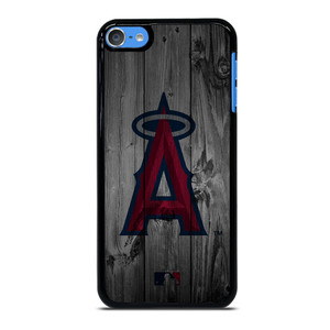 LOS ANGELES ANGELS BASEBALL MLB WOOD LOGO iPod Touch 7 Case Cover