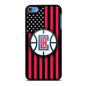 LOS ANGELES CLIPPERS NBA USA FLAG iPod Touch 7 Case Cover