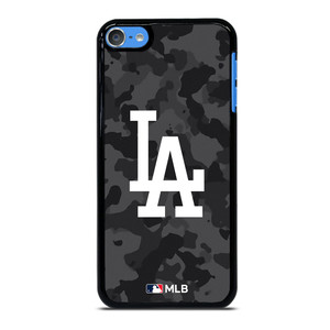 LOS ANGELES DODGERS BASEBALL BLACK CAMO iPod Touch 7 Case Cover