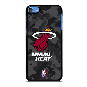 MIAMI HEAT BLACK CAMO iPod Touch 7 Case Cover MIAMI HEAT BLACK CAMO iPod Touch 7 Case Cover