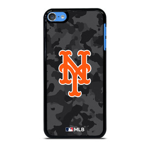 NEW YORK METS BASEBALL BLACK CAMO iPod Touch 7 Case Cover