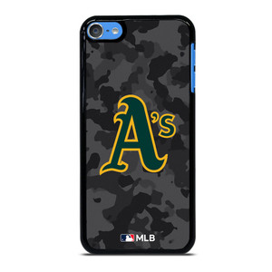 OAKLAND ATHLETICS BASEBALL BLACK CAMO iPod Touch 7 Case Cover