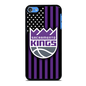 SACRAMENTO KINGS NBA USA FLAG iPod Touch 7 Case Cover