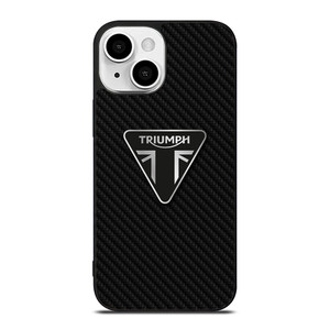 TRIUMPH MOTORCYCLES CARBON FIBER iPhone 13 Mini Case Cover TRIUMPH MOTORCYCLES CARBON FIBER iPhone 13 Mini Case Cover