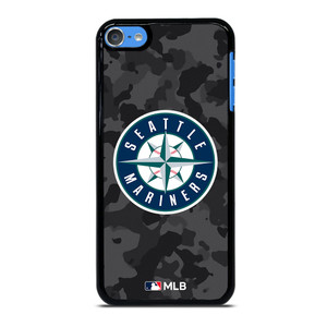 SEATTLE MARINERS BASEBALL BLACK CAMO iPod Touch 7 Case Cover