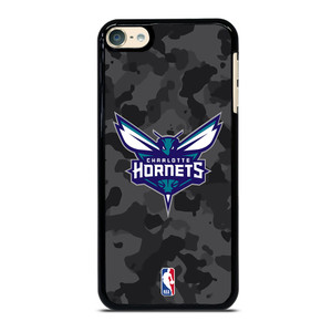 CHARLOTTE HORNETS BLACK CAMO iPod Touch 6 Case Cover