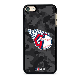 CLEVELAND GUARDIANS BASEBALL BLACK CAMO iPod Touch 6 Case Cover