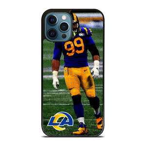 AARON DONALD 99 LOS ANGELES RAMS NFL FOOTBALL 2 iPhone 12 Pro Max Case Cover