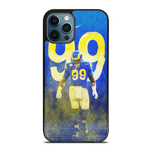 AARON DONALD 99 LOS ANGELES RAMS NFL FOOTBALL iPhone 12 Pro Max Case Cover