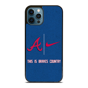 ATLANTA BRAVES NIKE MLB BASEBALL iPhone 12 Pro Max Case Cover