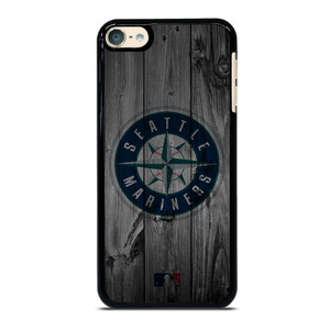 SEATTLE MARINERS BASEBALL MLB WOOD LOGO iPod Touch 6 Case Cover