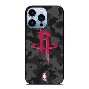 HOUSTON ROCKETS BLACK CAMO iPhone 13 Pro Max Case Cover
