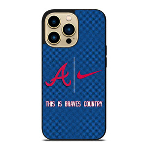 ATLANTA BRAVES NIKE MLB BASEBALL iPhone 14 Pro Max Case Cover ATLANTA BRAVES NIKE MLB BASEBALL iPhone 14 Pro Max Case Cover