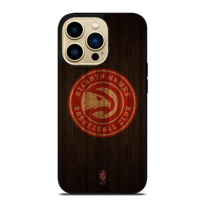 ATLANTA HAWKS BASKETBALL COURT NBA iPhone 14 Pro Max Case Cover