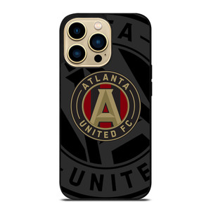 ATLANTA UNITED FC MLS BLACK iPhone 14 Pro Max Case Cover