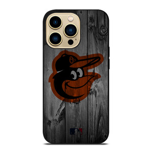 BALTIMORE ORIOLES BASEBALL MLB WOOD LOGO iPhone 14 Pro Max Case Cover