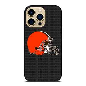 CLEVELAND BROWNS FOOTBALL TEXT iPhone 14 Pro Max Case Cover