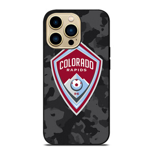 COLORADO RAPIDS MLS BLACK CAMO iPhone 14 Pro Max Case Cover