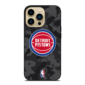 DETROIT PISTONS BLACK CAMO iPhone 14 Pro Max Case Cover DETROIT PISTONS BLACK CAMO iPhone 14 Pro Max Case Cover