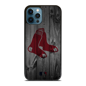 BOSTON RED SOX BASEBALL MLB WOOD LOGO iPhone 12 Pro Max Case Cover