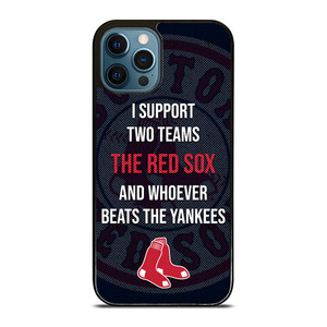 BOSTON RED SOX MLB BASEBALL BANTER FANS 2 iPhone 12 Pro Max Case Cover