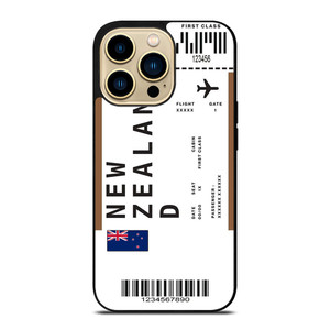 FLIGHT TICKETS NEW ZEALAND iPhone 14 Pro Max Case Cover