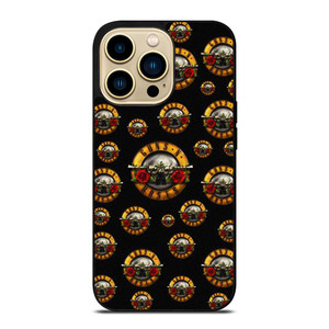 GUNS N ROSES ROCK BAND PATTERN iPhone 14 Pro Max Case Cover