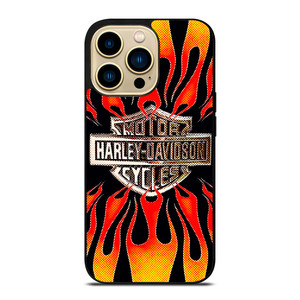 HARLAY DAVIDSON MOTOR FIRE LOGO iPhone 14 Pro Max Case Cover