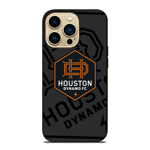HOUSTON DYNAMO FC MLS BLACK iPhone 14 Pro Max Case Cover