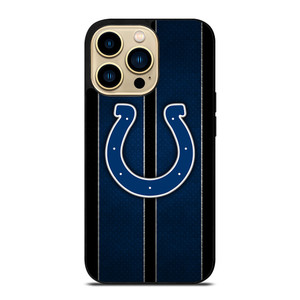 INDIANAPOLIS COLTS NFL METAL STRIPE iPhone 14 Pro Max Case Cover