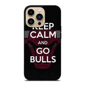 KEEP CALM AND GO CHICAGO BULLS iPhone 14 Pro Max Case Cover