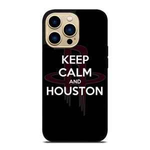 KEEP CALM AND GO HOUSTON ROCKETS iPhone 14 Pro Max Case Cover