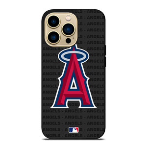 LOS ANGELES ANGELS BASEBALL BLACK iPhone 14 Pro Max Case Cover