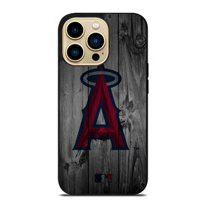 LOS ANGELES ANGELS BASEBALL MLB WOOD LOGO iPhone 14 Pro Max Case Cover