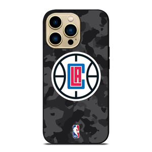 LOS ANGELES CLIPPERS BLACK CAMO iPhone 14 Pro Max Case Cover LOS ANGELES CLIPPERS BLACK CAMO iPhone 14 Pro Max Case Cover