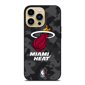 MIAMI HEAT BLACK CAMO iPhone 14 Pro Max Case Cover MIAMI HEAT BLACK CAMO iPhone 14 Pro Max Case Cover