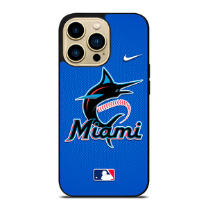 MIAMI MARLINS MLB BASEBALL NIKE iPhone 14 Pro Max Case Cover