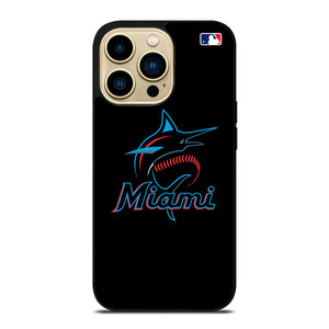 MIAMI MARLINS MLB LOGO iPhone 14 Pro Max Case Cover