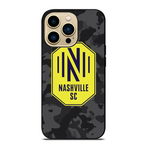 NASHVILLE SC MLS BLACK CAMO iPhone 14 Pro Max Case Cover