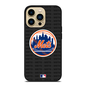 NEW YORK METS BASEBALL BLACK iPhone 14 Pro Max Case Cover
