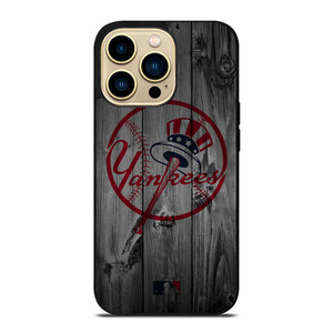 NEW YORK YANKEES BASEBALL MLB WOOD LOGO iPhone 14 Pro Max Case Cover
